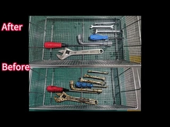 Comprimidos de limpeza ultrassônica são fortes para descontaminação e são adequados para a limpeza de instrumentos de precisão.