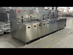 Máquina de limpeza manual de sete ranhuras para lentes ópticas, limpeza ultrassônica, enxágue por spray, lento de