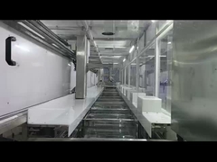 ماشین تمیز کردن فوق صوتی کاملا اتوماتیک سیلیکون وافرهای سیلیکون تجهیزات تمیز کننده فوق صوتی 100KW