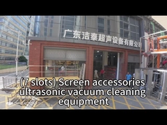 Linha de limpeza de aparelhos de câmera de telemóvel 40KHZ Máquina automática de limpeza por ultra-som 100KW